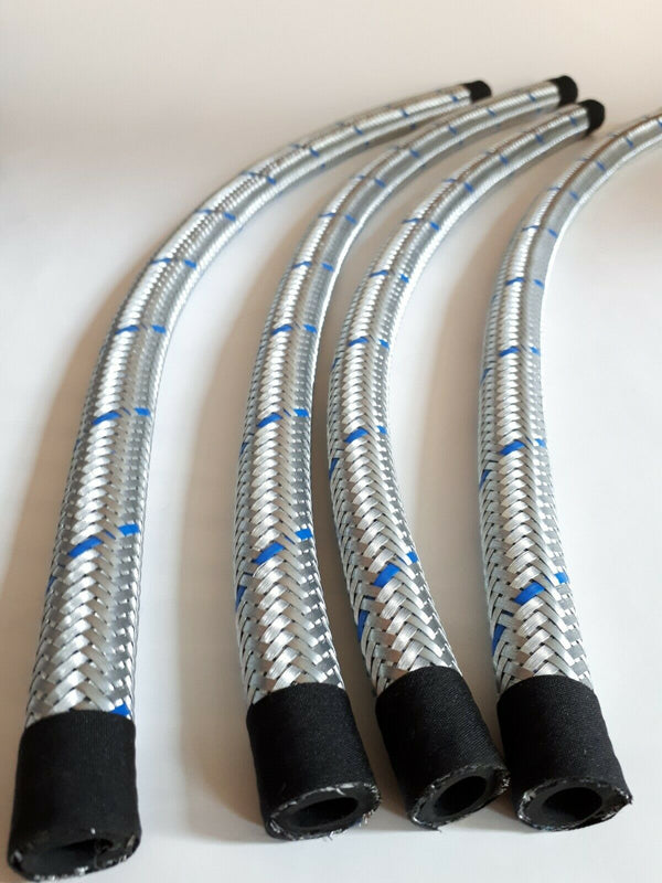 Porsche 356 Carrera front oil cooler lines complete set