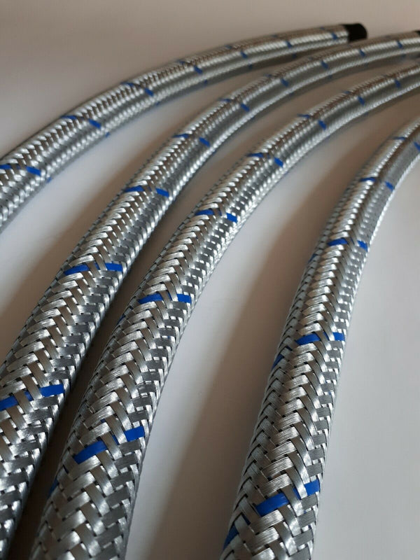 Porsche 356 Carrera front oil cooler lines complete set