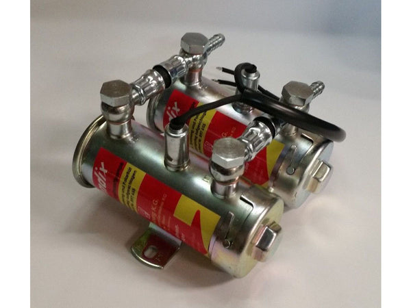 Bendix style fuel pump, M12x1.5 Banjos and hollow bolts,Fuel hose