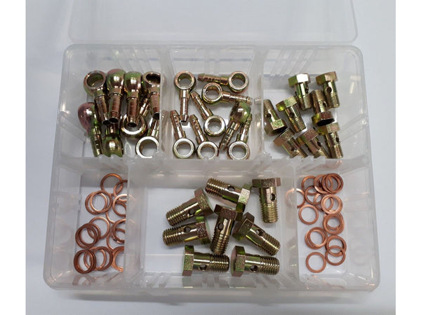 Bendix/Facet Metric fuel pump fitting kit *Yellow Chromate*