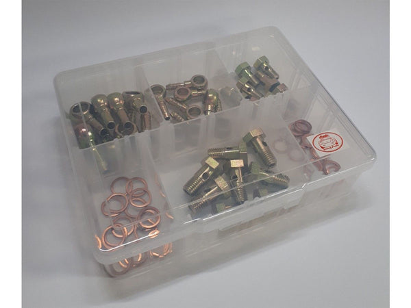 Bendix/Facet Metric fuel pump fitting kit *Yellow Chromate*