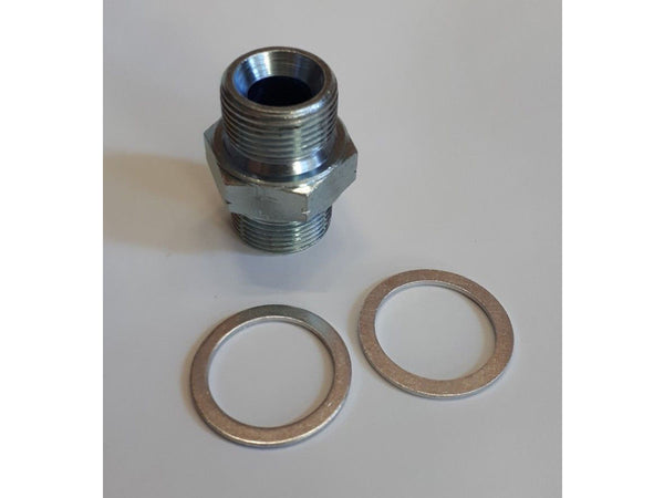 Porsche 356 Carrera 2 Quad Cam oil line twin connector Part No. 900.129.002.02