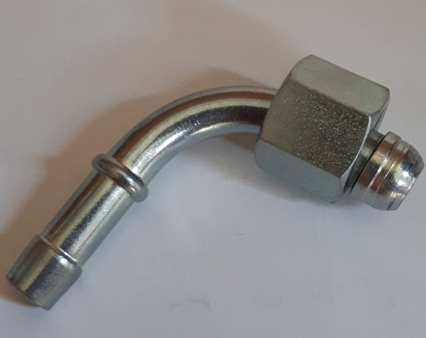 M12x1.5 Metric 90 degree elbow with sealing cone Swept Hose fitting