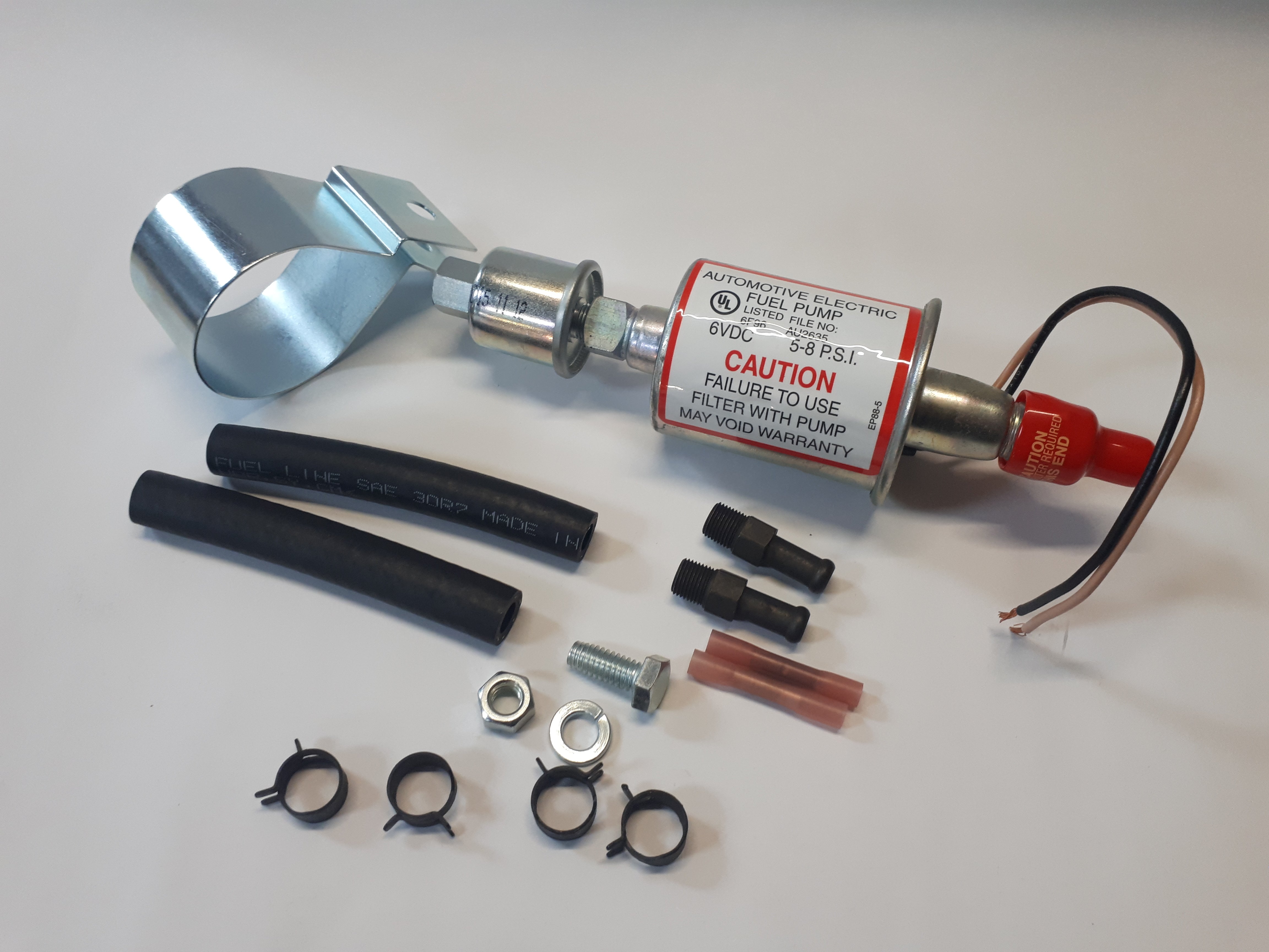 MFD 6V Electric Fuel Pump - Facet PosiFlow Style - For Classic, Vintage, Veteran Cars, Boats, Tractors - 1027088