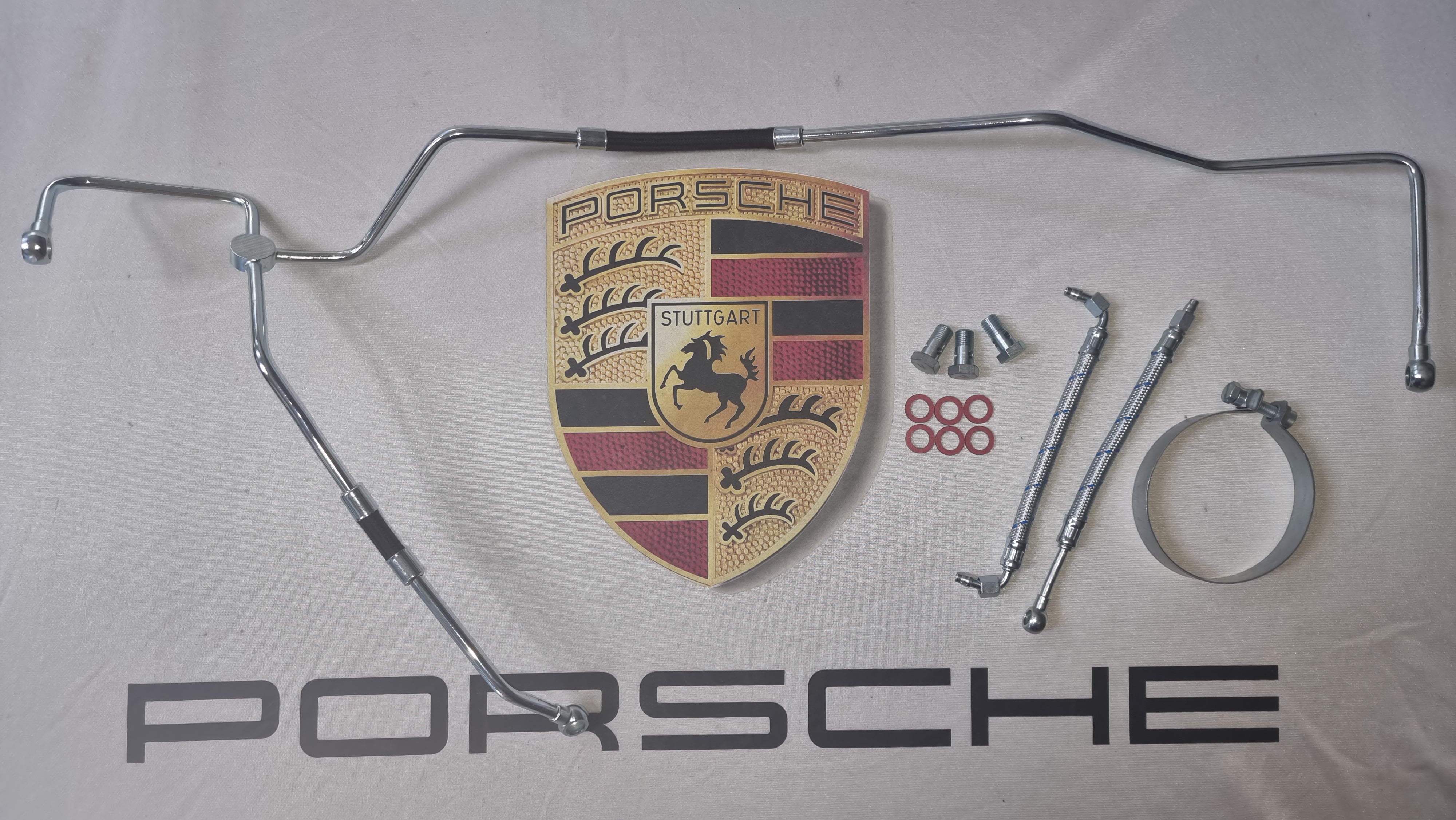 356 Rear Fuel Line Routing Porsche 356 B Engine Fuel/Oil line kit | Hardt Classic Parts