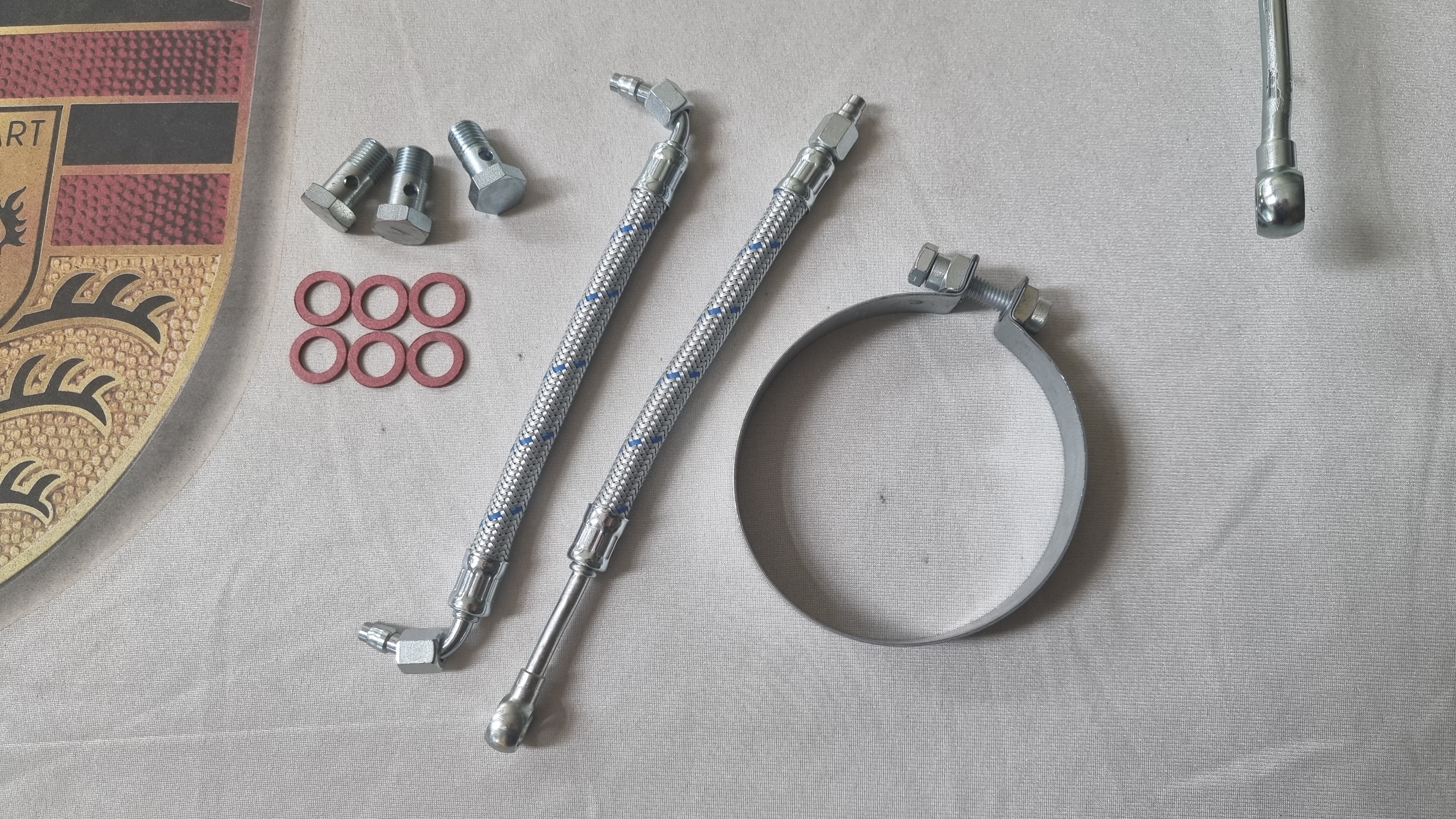 356 Rear Fuel Line Routing Porsche 356 B Engine Fuel/Oil line kit | Hardt Classic Parts
