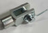Clevis with pin fork end M14 Steel Zinc