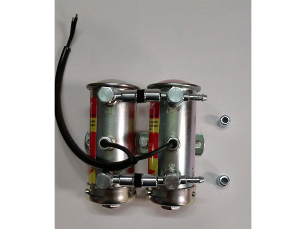 Bendix style fuel pump, M10x1 Banjos and hollow bolts,Fuel hose, chrome end caps
